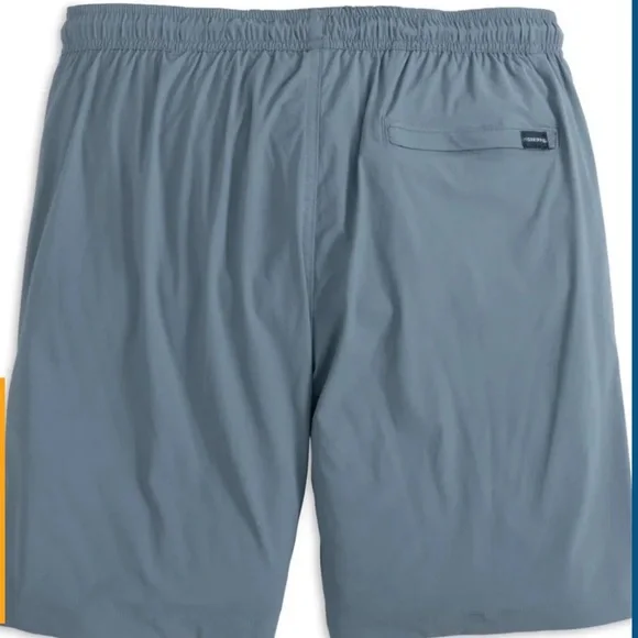 NWT FISH HIPPIE VOLLEY SWIM TRUNK 8” GLEN BLUE - Picture 2 of 6